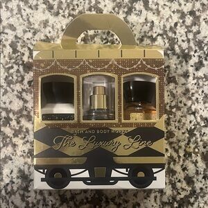 Bath & Body Works The Luxury Line Set - Into the Night Black, Gold, White